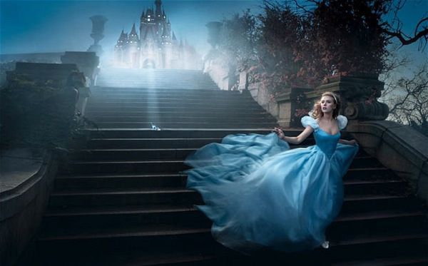 Scarlett Johansson as Cinderalla by Annie Leibovitz