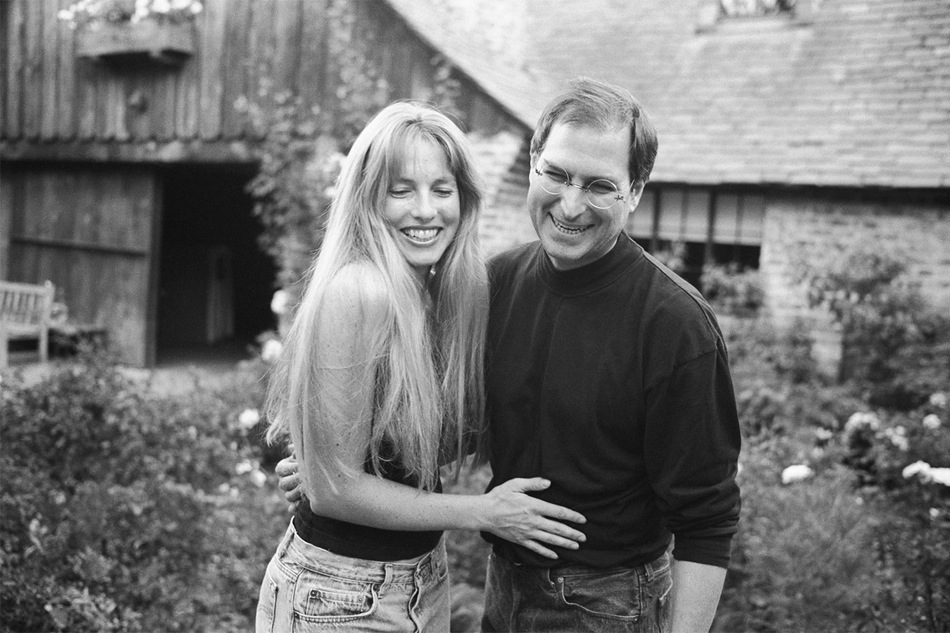 Steve and Laurene Jobs — at their Palo Alto, California home, 1977.
