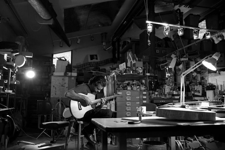 Shot at Ken Parker's Rockland Guitar Studio